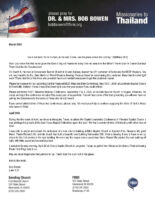 Bob and Jacqueline Bowen Prayer Letter: Thank God for the Resurrection~