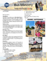 Marco and Lauretta Hannel Prayer Letter:  Camp Meeting, Ministering at Home, and Fixing Buses