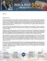 Paul and Jolie Sock Prayer Letter:  Quick Trip to the USA