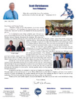 Scott Christiansen Prayer Letter: Busy and Blessed