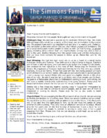 Tim and Christa Simmons Prayer Letter: Church-Wide Soul Winning