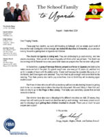 Gregg and Angela Schoof Prayer Letter: Ready to Go Home