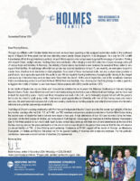 Mark and Sabrina Holmes Prayer Letter: Travels and Partnerships
