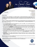 Dan and Lana Siemer Prayer Letter: A Spirit of Thanksgiving