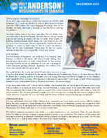 Oral and Alicia Anderson Prayer Letter: Our Big Day