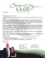 Chris and Viry Sage Prayer Letter: Uruguay Campaign