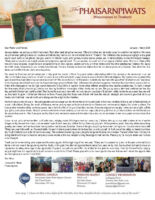 Teerapat and Tiffany Phaisarnpiwat Prayer Letter:  A Busy Start to the New Year