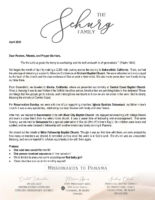 Dustin and Hilda Schurg Prayer Letter: The Lord Is Good