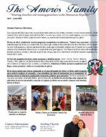 Andres and Dora Amoros Prayer Letter: Evangelistic Spring Program