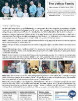 Juan and Amy Vallejo Prayer Letter: Giving Thanks for Being Able to Fulfill Our Calling