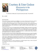 Courtney and Ester Godsoe Prayer Letter: School Brigade