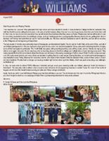 Daniel and Mary-Ann Williams Prayer Letter: Time Marches On!