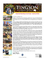 Garry and Mindy Tingson Prayer Letter: From the Print Shop to the Pulpit--God Is at Work