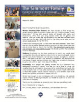 Tim and Christa Simmons Prayer Letter: Winter Vacation Bible School