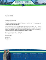 Ben and Becky Turner Special Letter: Ordination Council and Service