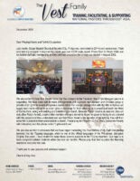 Charlie and Kay Vest Prayer Letter: Church Anniversary and Project HOPE