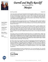 Darrell and Buffy Ratcliff Prayer Letter: Great Evangelistic Opportunities in other Countries!