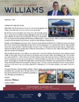 Lawrence and Tammy Williams Prayer Letter:  Go Out into the Highways and Hedges