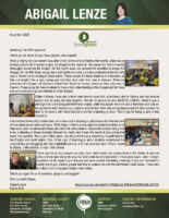 Abigail Lenze Prayer Letter: Back in the States After Three Months with Team Ghana