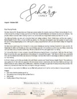 Dustin and Hilda Schurg Prayer Letter:  A New Arrival