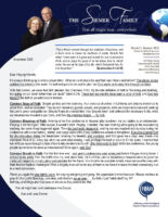 Dan and Lana Siemer Prayer Letter:  Faith Pleases God