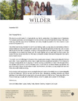 Daniel and Misty Wilder Prayer Letter: Hearts Full of Gratitude
