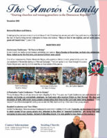 Andres and Dora Amoros Prayer Letter: Marathon 2025