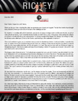 Andy and Connie Richey Prayer Letter: Reasons for Praise and Prayer--God Is at Work!