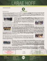 Larae Hoff Prayer Letter: Medical Clinics and Bible Clubs