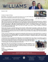 Lawrence and Tammy Williams Prayer Letter: What Must I Do to Be Saved?