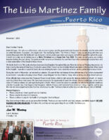 Luis and Carolina Martinez Prayer Letter: Blessings of the Year