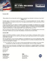 Bob and Jacqueline Bowen Prayer Letter: I'm Going to Live Until I Die!