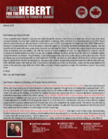 Brian and Liz Hebert Prayer Letter: Special Prayer Request