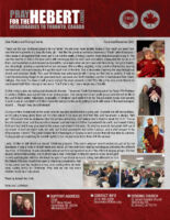 Brian and Liz Hebert Prayer Letter: A Beautiful End to 2025