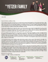 Christopher and Amy Yetzer Prayer Letter: Encouraged Through the Church