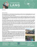 Daniel and Erin Lang Prayer Letter: Happy New Year!