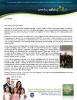 Wes and Cynthia Palla Prayer Letter: Praise the Lord for Property!